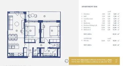 Apartman 90 m², Crveni Vrh kod Umaga, luksuzno naselje - 21