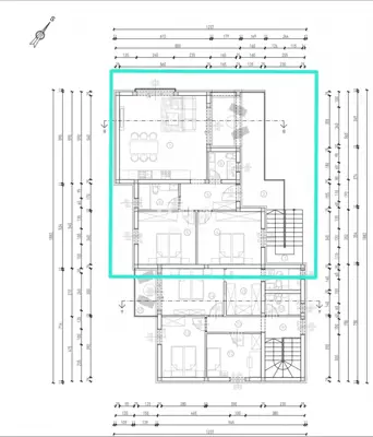 Wohnung 86 m², Brešca - 2 Zimmer, überdachte Terrasse - 12