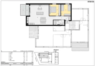 Stan 82 m², Mandre, Pag - prvi red do mora - 7