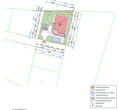 Building plot, Cere - 6 km from Žminj, building permit - 9