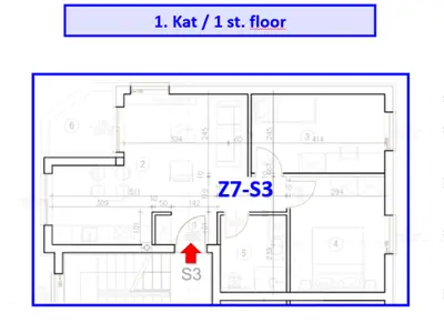 Apartment 55.88 m², Veli vrh, Pula - new build with loggia - 3
