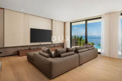 Villa 250 m², Mošćenička Draga - atemberaubender Panoramablick auf das Meer - 15