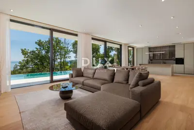 Villa 250 m², Mošćenička Draga - atemberaubender Panoramablick auf das Meer - 9
