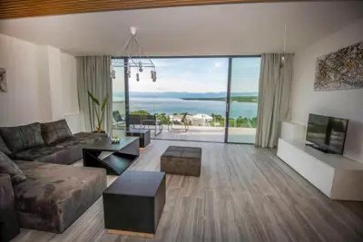 Krk, Malinska - luxuriöses Penthouse mit Meerblick - 7