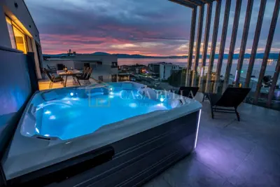 Krk, Malinska - luxuriöses Penthouse mit Meerblick - 20