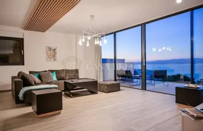 Krk, Malinska - luxuriöses Penthouse mit Meerblick - 9