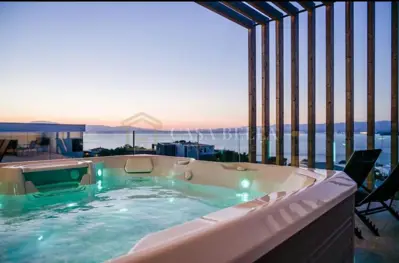 Krk, Malinska - luxuriöses Penthouse mit Meerblick - 3