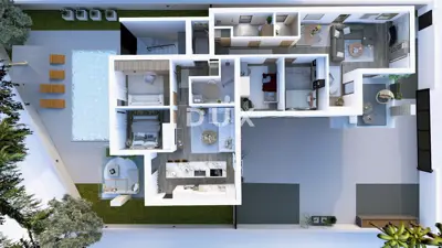 Penthouse 171.6 m², Petrčane - 2nd row to the sea - 5