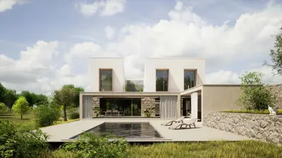 Building plot, Tinjan, 1,070 m² with main project