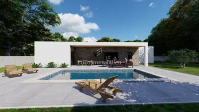 Kuća 195 m², Labin - prizemnica s bazenom - 5