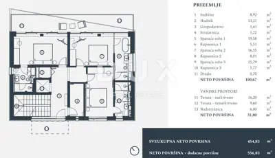 Villa 452,7 m², Savudrija - 4 Schlafzimmer und Aufzug - 12