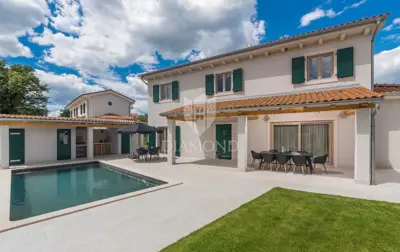 House 160 m², Barban - pool, sauna and summer kitchen