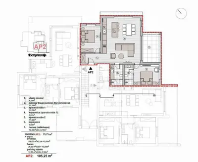 Apartment in Betina, ground floor with pool and 2 bedrooms - 2