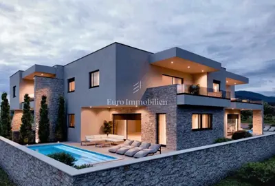 Apartment in Betina, ground floor with pool and 2 bedrooms