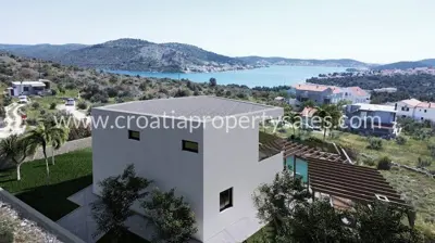 Haus 168 m², Rogoznica, offener Meerblick - 8