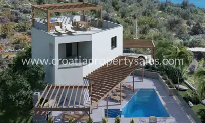 Haus 168 m², Rogoznica, offener Meerblick - 5