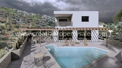 House 168 m², Rogoznica, open sea view