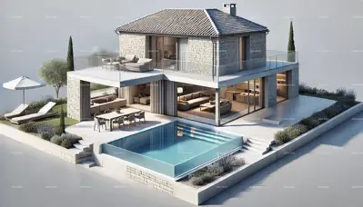 Građevinsko zemljište 563 m², Pinezići, uz cestu - 2