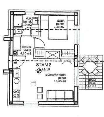 Prodaja, Stan, Gornja Dubrava, Čučerska cesta, 2s, 59 m² - 14