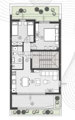 Stan 2. kat, Štinjan, Pula - 2 spavaće sobe i terasa - 15