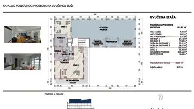 Zagreb, Kamenarka, poslovni prostor 404,81 m² za najam - 16