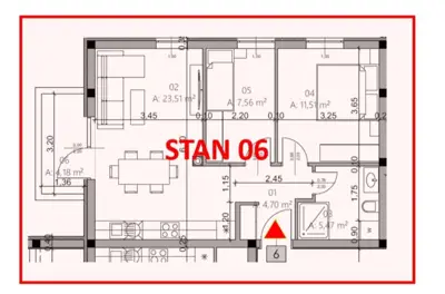 Wohnung 55 m², Monvidal, Pula - Neubau mit Balkon - 6