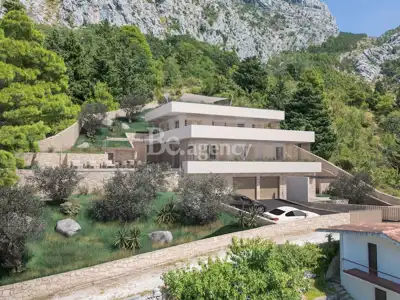 Omiš, Borak - Building plot with a project for villa construction - 4