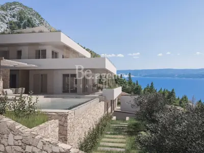 Omiš, Borak - Building plot with a project for villa construction - 3