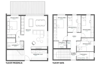 Haus zum Kauf in Kuče, 122 m² - 2