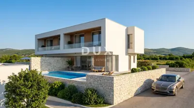 Crikvenica, kuća, 109 m², bazen, pogled na more