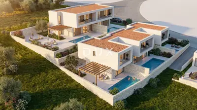 Dvojna kuća 109 m², Crikvenica - pogled na more i bazen - 7