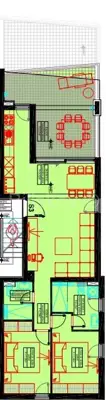 Stan 109 m², Šimuni na Pagu, panoramski pogled na more - 10