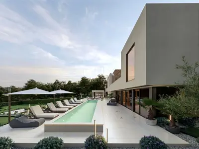 Villa 420 m², Motovun - atemberaubender Panoramablick und Privatsphäre - 5