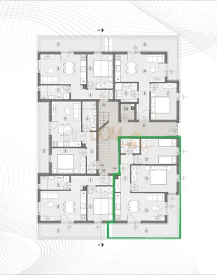 Stan u Šikićima, Pula - 2 spavaće sobe, terasa - 11