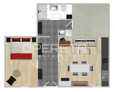 Wohnung 90 m², Kanfanar - komplett eingerichtet und möbliert - 12