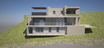 Land 614 m², Sali - sea view and building permit
