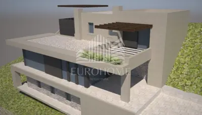 Land 614 m², Sali - sea view and building permit - 6