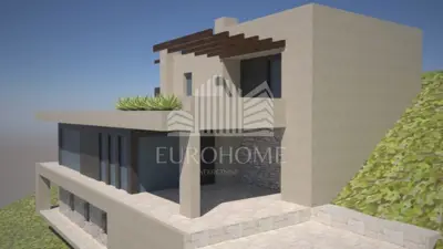 Land 614 m², Sali - sea view and building permit - 5