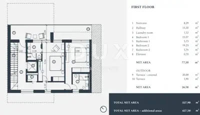 ISTRA, SAVUDRIJA - Moderne luxuriöse Villa in Meeresnähe V42 - 12