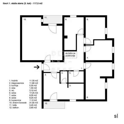 Sesvete, Sesvete, peterosoban stan na odličnoj lokaciji, 140 m² - 19