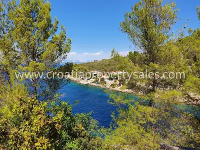 Baugrundstück 2.221 m², Korčula - zweite Reihe zum Meer - 4