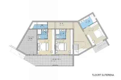 Building plot, Pićan - building permit and house project with pool - 9