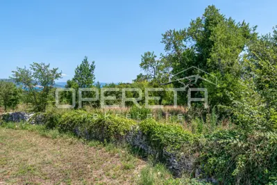 Kavran – Građevinsko zemljište s pogledom na more i građevinskom dozvolom za kuć - 3