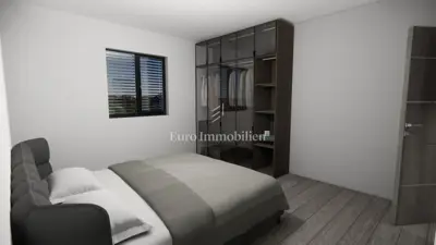 Kuća 135 m², Vrbnik - bazen i roh bau faza - 18