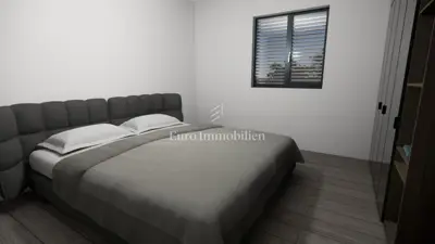 Kuća 135 m², Vrbnik - bazen i roh bau faza - 17