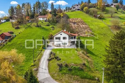 House 290 m², Harmica - view of Slovenia and Samobor - 17