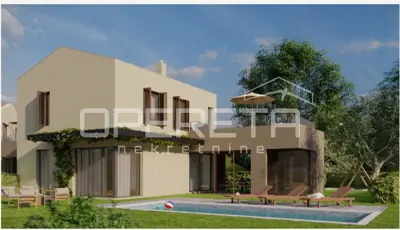 Građevinsko zemljište, Žbandaj kod Poreča, dozvola i projekt za vile - 2