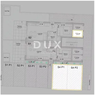 Apartment 147.37 m², Vir - sea view and roof terrace - 9