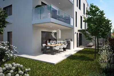 Modernes Apartment mit Garten, 600 m vom Meer entfernt, in der Nähe von Umag.
