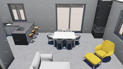 House under construction, Vozilići, pool and auxiliary building - 8